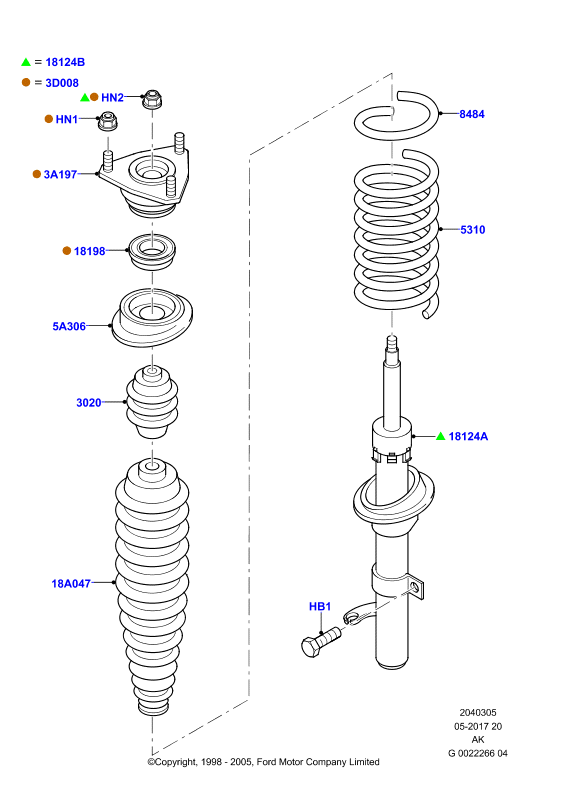 FORD 1201937 - Iskunvaimennin inparts.fi