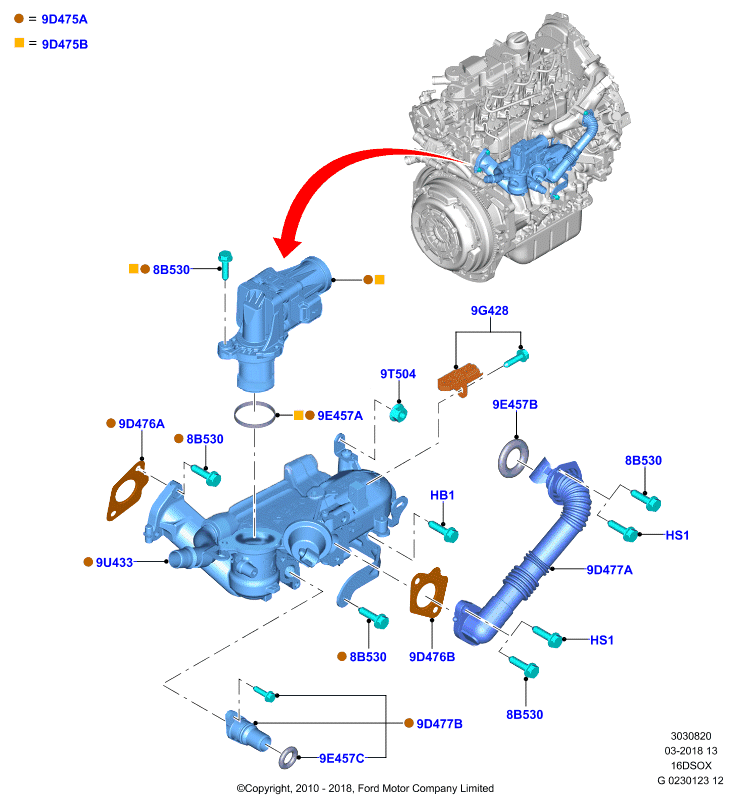 CITROËN 1702178 - Venttiili, pakokaasun kierrätys inparts.fi