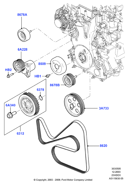 FORD 5341688 - Moniurahihna inparts.fi