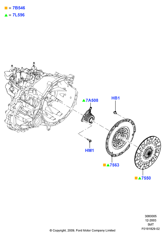 FORD 4506811 - Kytkinpaketti inparts.fi