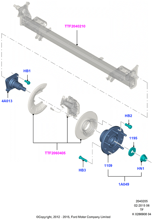 FORD 1901731 - Akselitappi, akselirunko inparts.fi