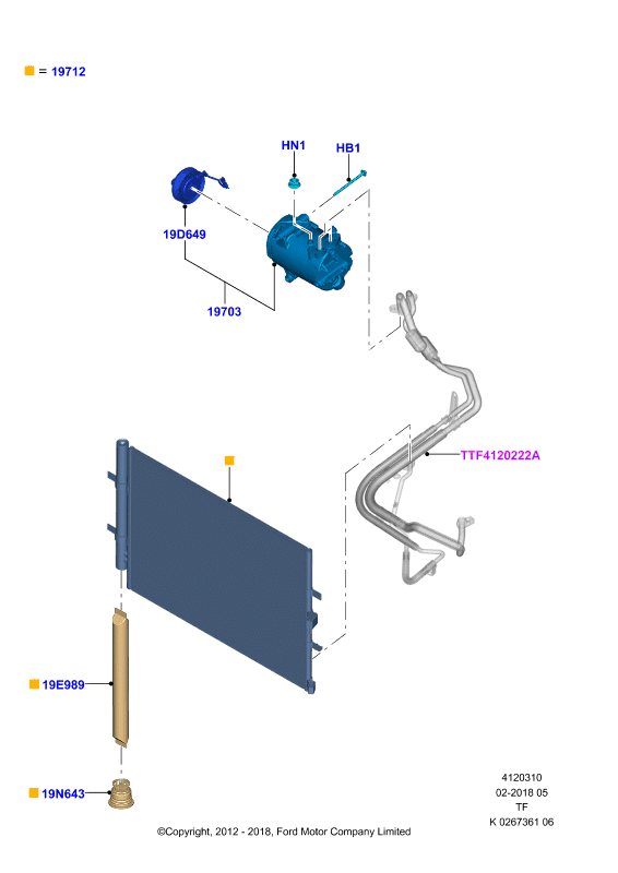 FORD 2 026 598 - Kompressori, ilmastointilaite inparts.fi