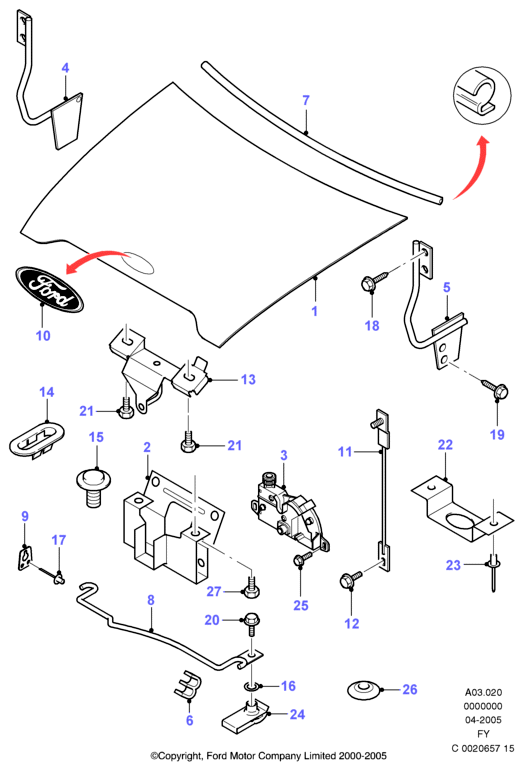 FORD 1528567 - Keulamerkki inparts.fi