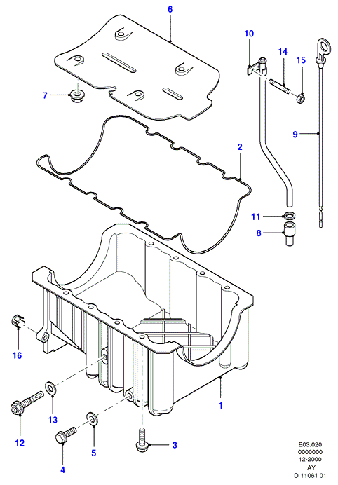 FORD 1 454 117 - Kierretulppa, öljypohja inparts.fi