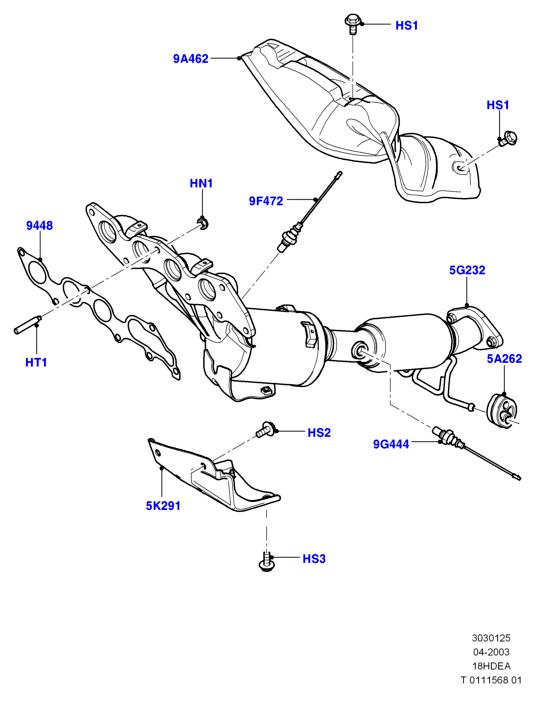 FORD 1 112 701 - Tiiviste, pakosarja inparts.fi