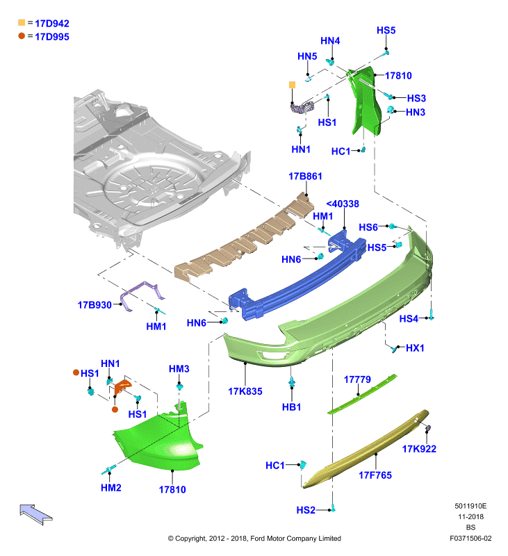 FORD 1944033 - Puskuri inparts.fi