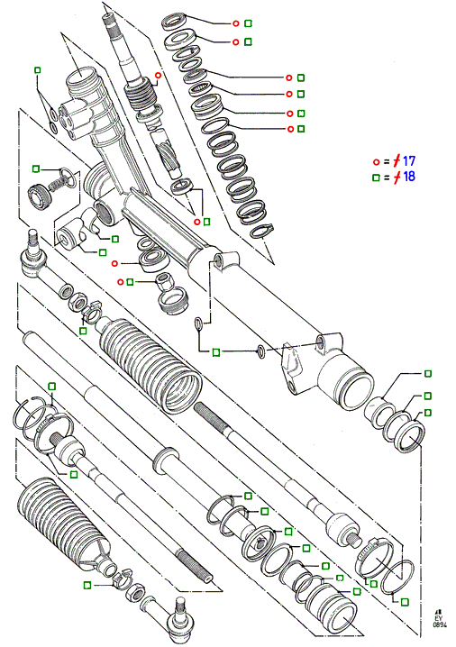 FORD 6869950 - Paljekumi, ohjaus inparts.fi