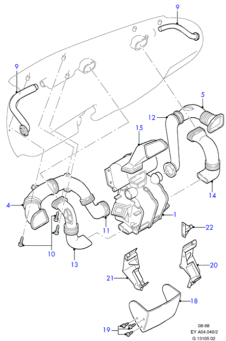 FORD 7033705 - Vastus, sisäilmantuuletin inparts.fi