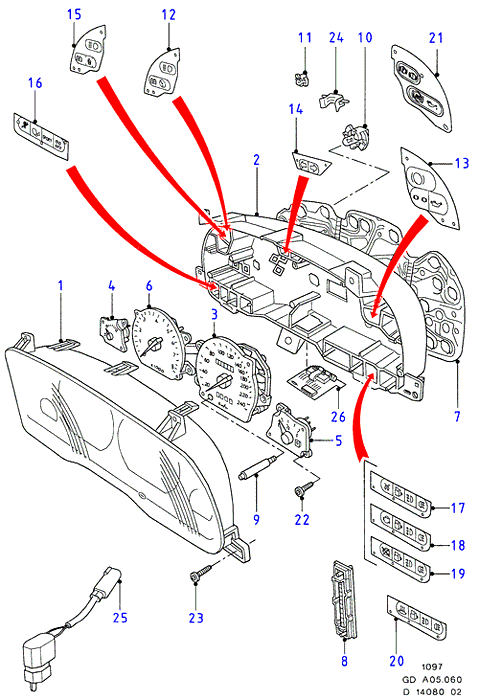 FORD 1202203 - Tunnistin, nopeus inparts.fi