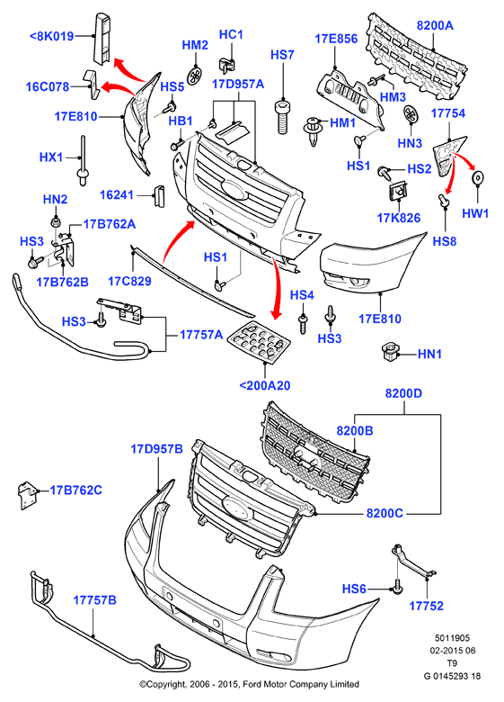 FORD 1763223 - Pidike, puskuri inparts.fi