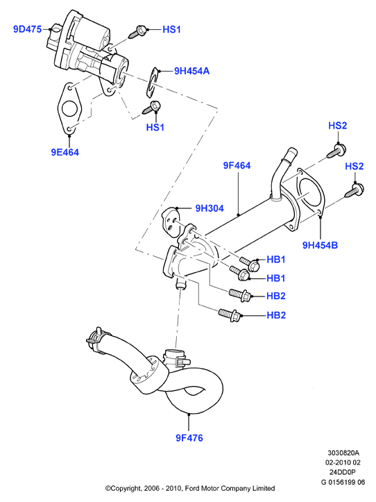 FORD 1 480 549 - Venttiili, pakokaasun kierrätys inparts.fi