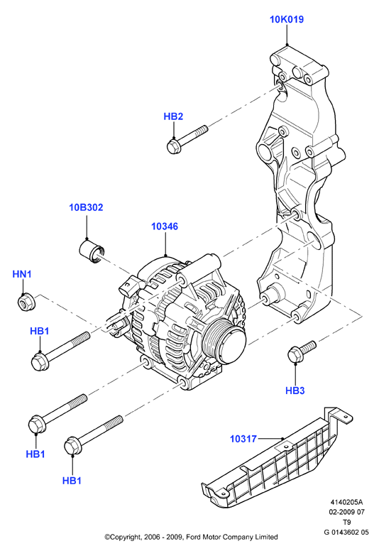 FORD 2097255 - Laturi inparts.fi