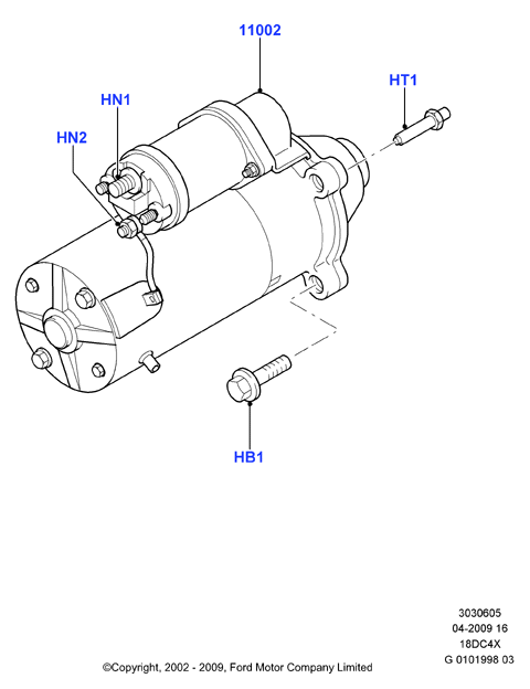 FORD 1477974 - Käynnistinmoottori inparts.fi