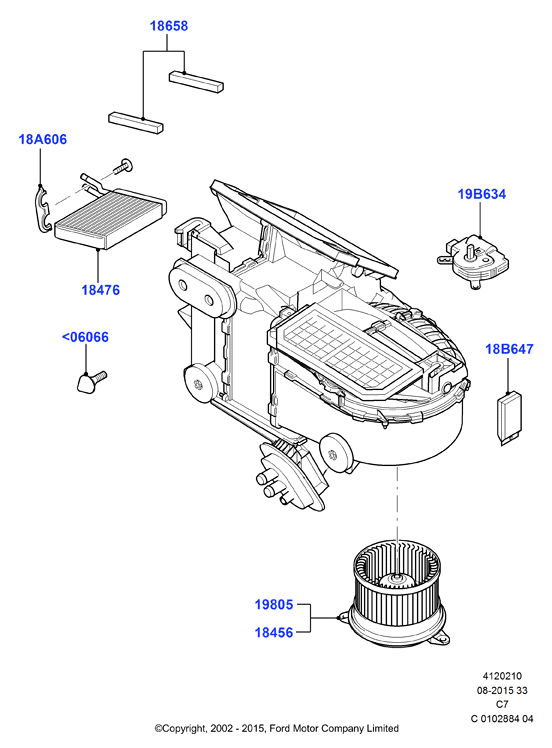 FORD 1 111 936 - Sisätilapuhallin inparts.fi