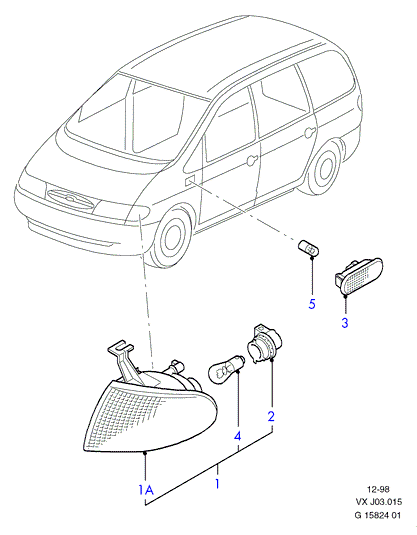 FORD 7203380 - Vilkkuvalo inparts.fi