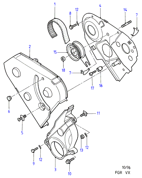 FORD 1762232 - Ohjainrulla, hammashihna inparts.fi