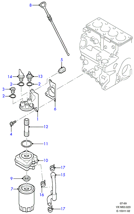 FORD 1 002 825 - Moottoriöljyn jäähdytin inparts.fi