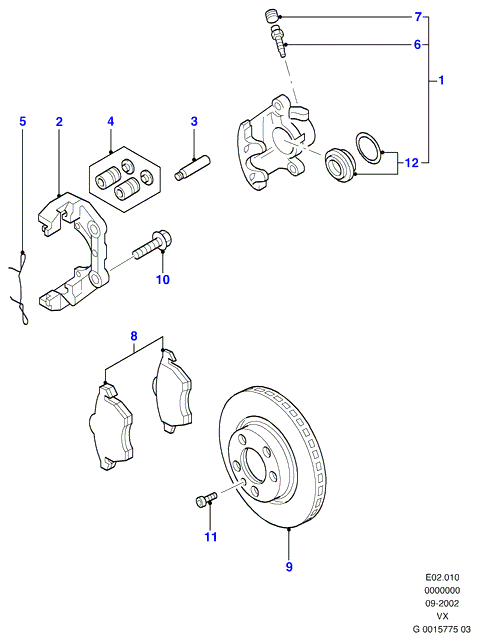 VW 1031843 - Jarrupala, levyjarru inparts.fi