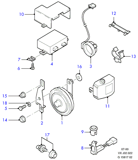 FORD 7215801 - Ovikytkin inparts.fi