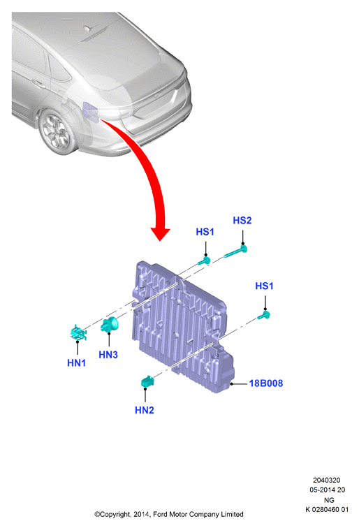 FORD 5221213 - Suoja / koristelista inparts.fi