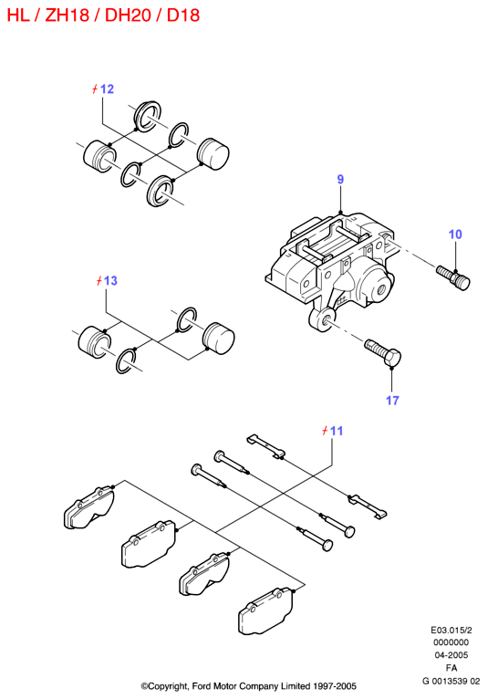 FORD 1102564 - Jarrulevy inparts.fi