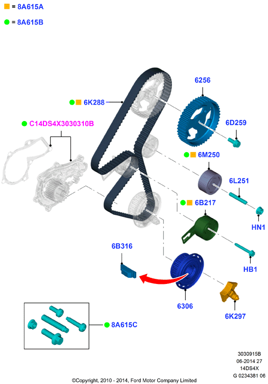 FORD 1738649 - Hammashihnat inparts.fi