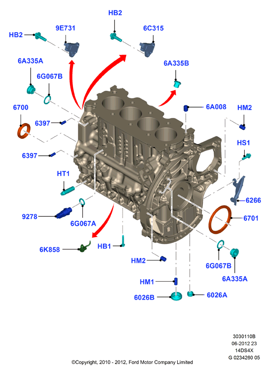 PEUGEOT 1142359 - Akselitiiviste, kampiakseli inparts.fi