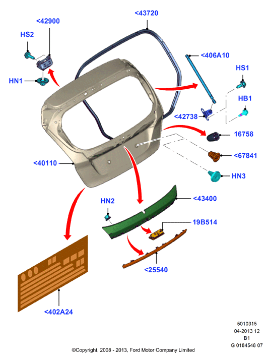 FORD 1 524 476 - Mutteri inparts.fi