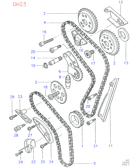 FORD 1022215 - Jakoketjusarja inparts.fi