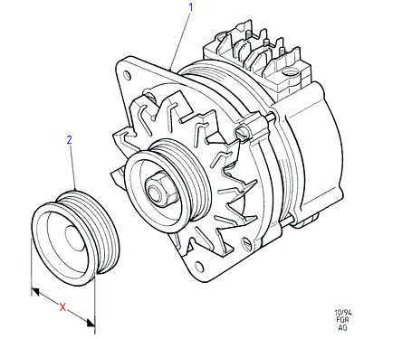 FORD 7251855 - Laturi inparts.fi