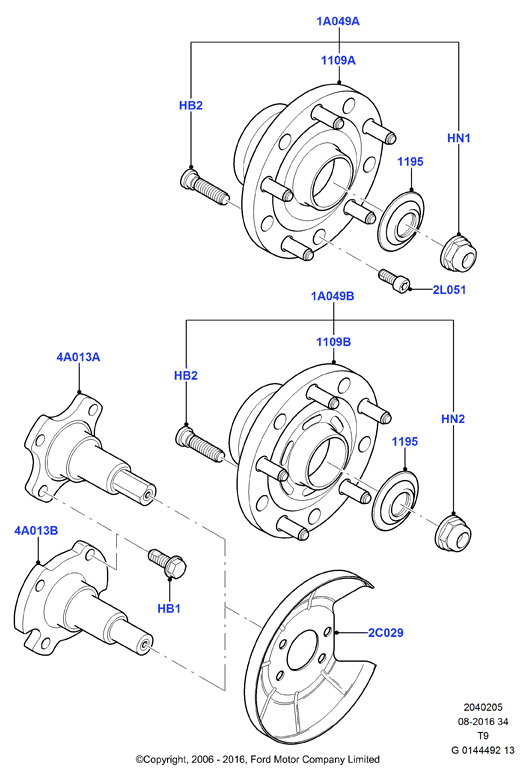 FORD 1377911 - Pyöränlaakerisarja inparts.fi