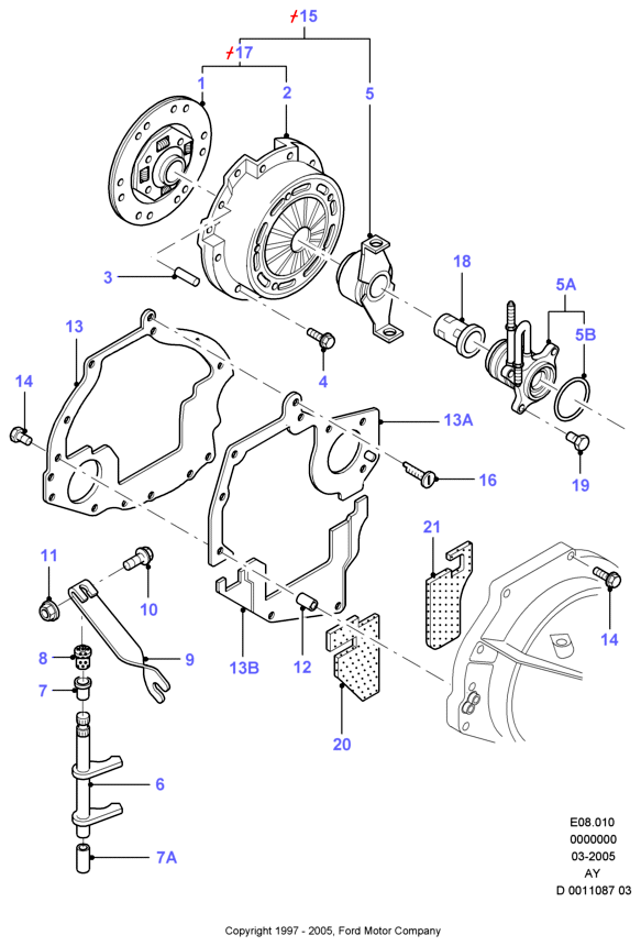 FORD 1057581 - Kytkinpaketti inparts.fi