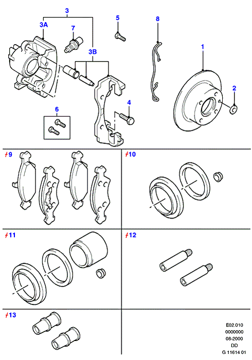 FORD 5018899 - Jarrupala, levyjarru inparts.fi