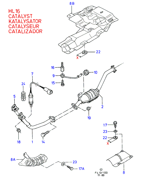 FORD 1 096 822 - Putkenliitin, pakoputkisto inparts.fi