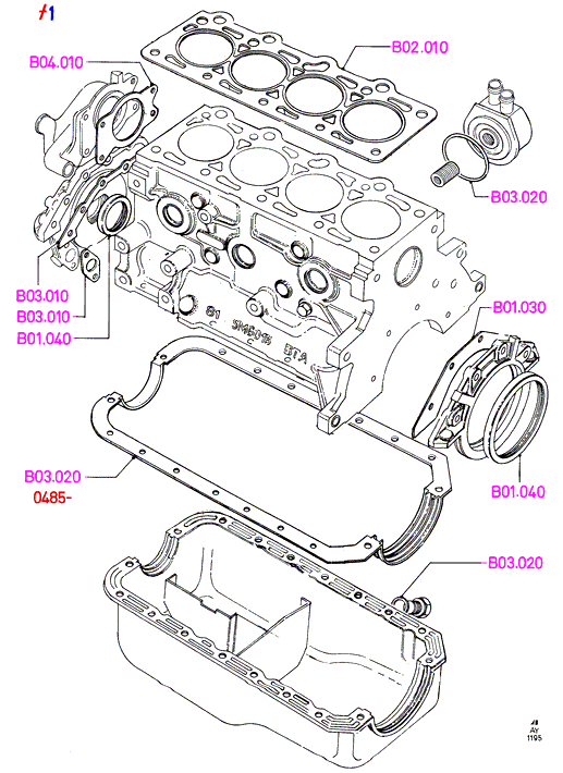 FORD 1 008 725 - Tiivistesarja, sylinterikansi inparts.fi