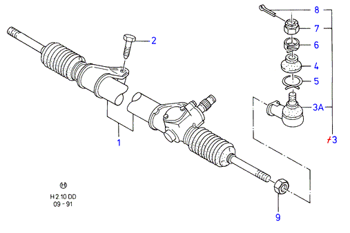 FORD 6120231 - Raidetangon pää inparts.fi