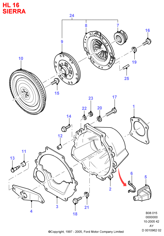 FORD 6663911 - Kytkinlevy inparts.fi