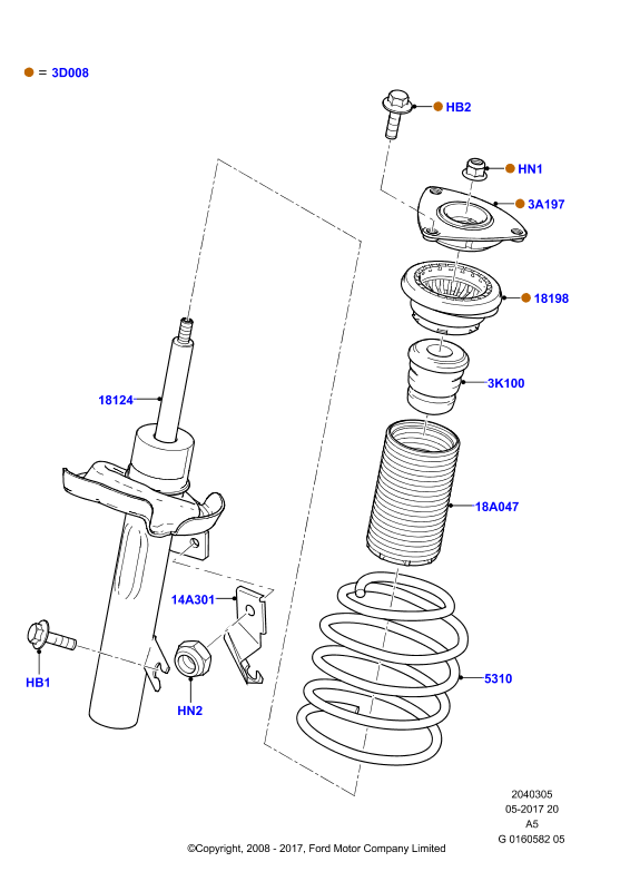 FORD 1670778 - Iskunvaimennin inparts.fi