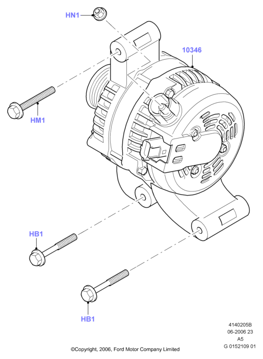 FORD 1 530 299 - Laturi inparts.fi