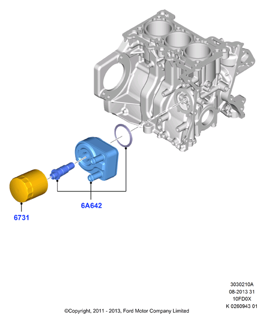 FORD 1 751 529 - Öljynsuodatin inparts.fi