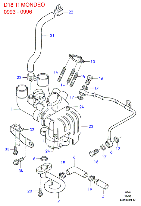 FORD 1 692 879 - Tiiviste, pakosarja inparts.fi