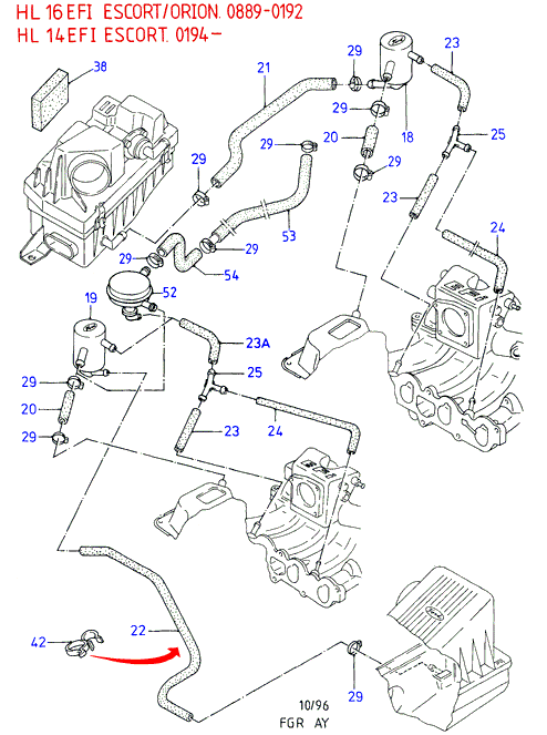 FORD 6 848 046 - Ilmamassamittari inparts.fi