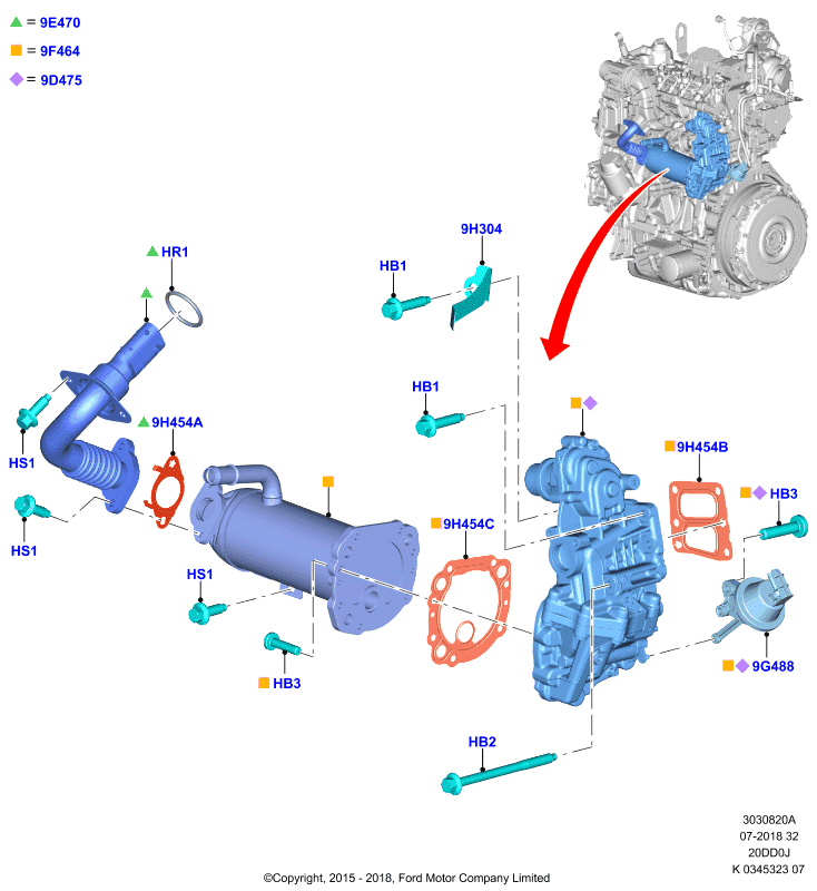 FORD 1754861 - Tiiviste, imusarja inparts.fi