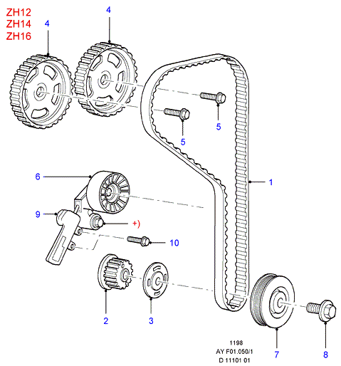 FORD 1126969 - Hammashihnasarja inparts.fi