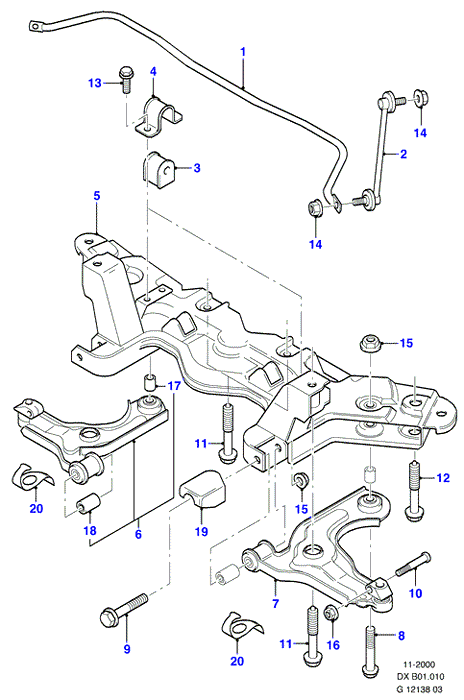 FORD 1055191 - Tukivarren hela inparts.fi