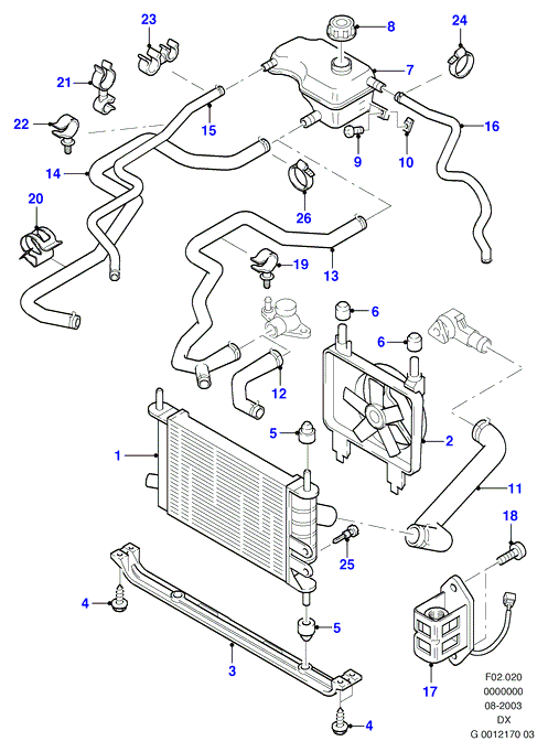 FORD 1040652 - Jäähdyttimen letku inparts.fi