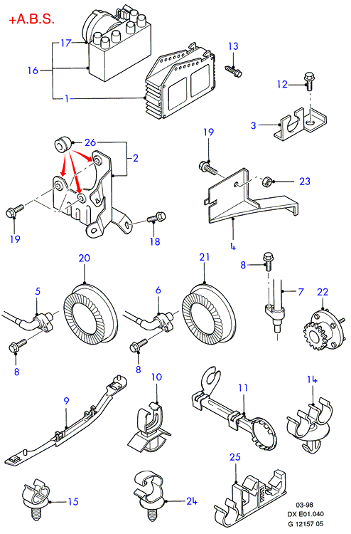 FORD 1 089 128 - ABS-anturi inparts.fi