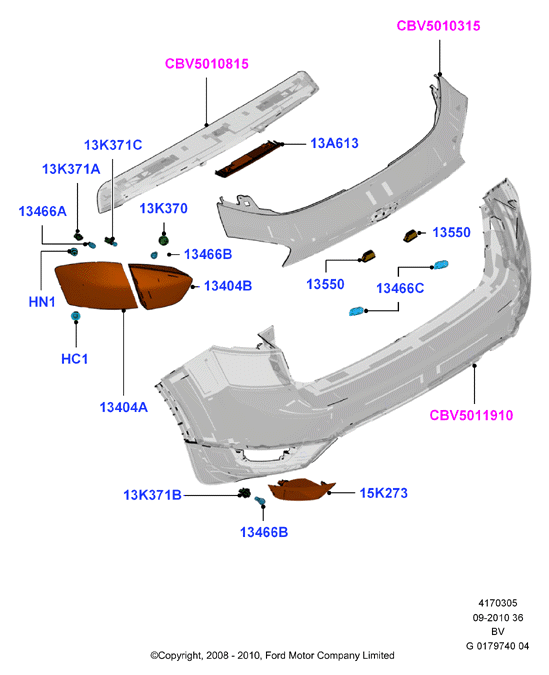 FORD 4473369 - Polttimo, mittariston valo inparts.fi