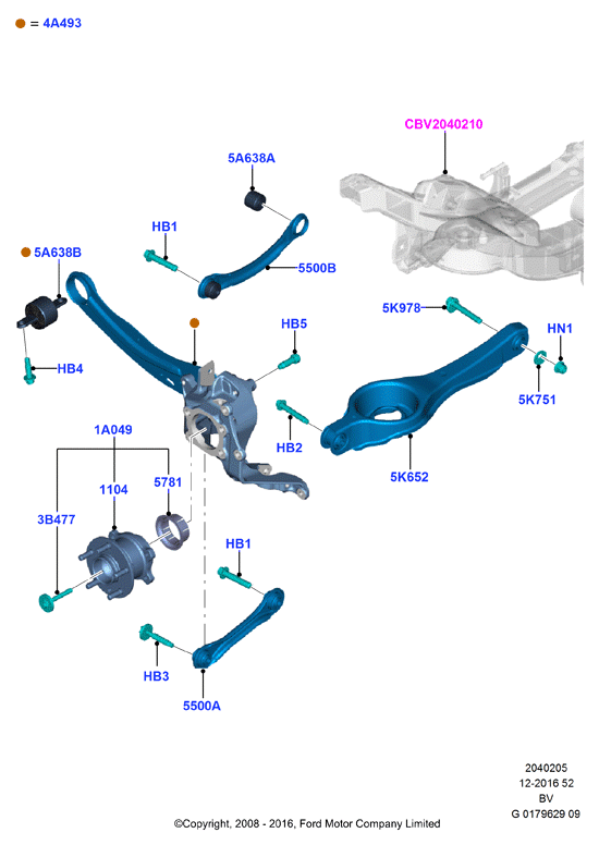 FORD 1502729 - Tukivarsi, pyöräntuenta inparts.fi