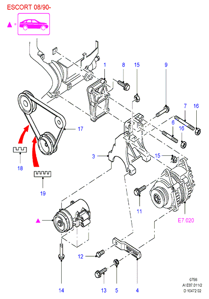 FORD 1093816 - Moniurahihna inparts.fi